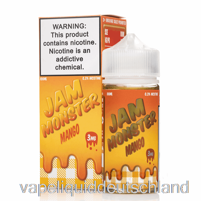 Mango - Jam Monster Liquid - 100 Ml 3 Mg Vape-Flüssigkeit